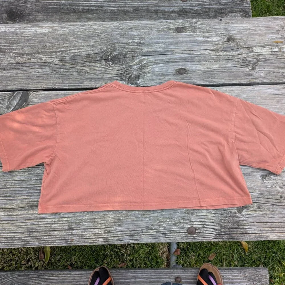 Hurley Cropped Boyfriend Tee The Sea is Free - Picture 3 of 7